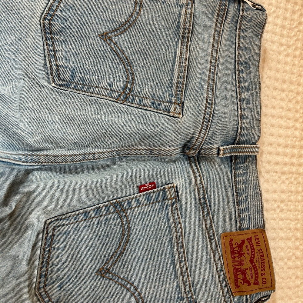 Levi's Light Blue Denim Jeans Wedgie Straight